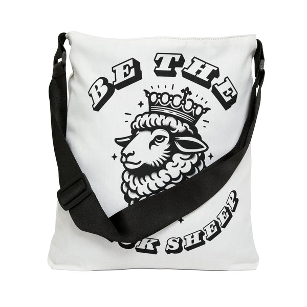 Be the Black Sheep Adjustable Tote Bag - Kate Burton Company
