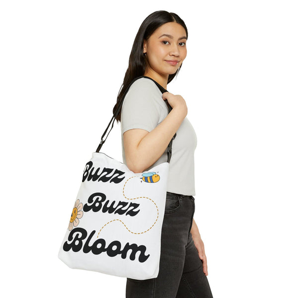 Buzz Buzz Bloom Adjustable Tote Bag - Kate Burton Company