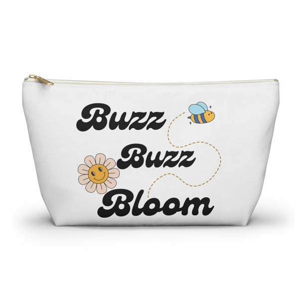 Buzz Buzz Bloom Accessory Pouch with T-bottom - Kate Burton Company