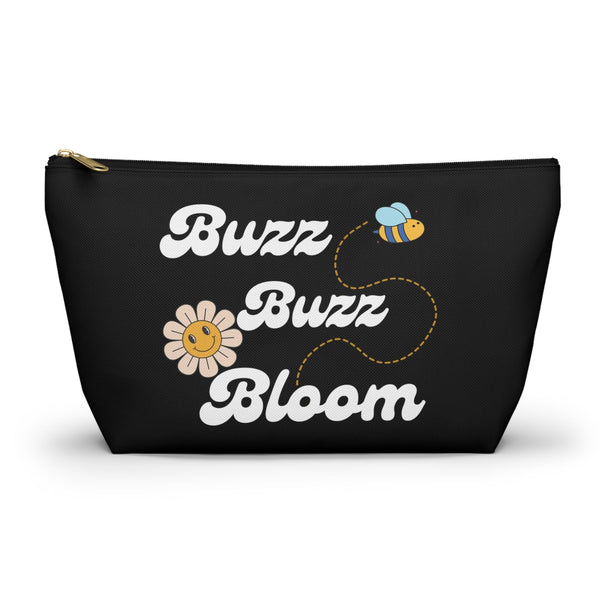 Buzz Buzz Bloom Accessory Pouch with T-bottom - Kate Burton Company
