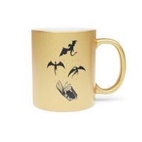 #Bookish Dragons Metallic Mug