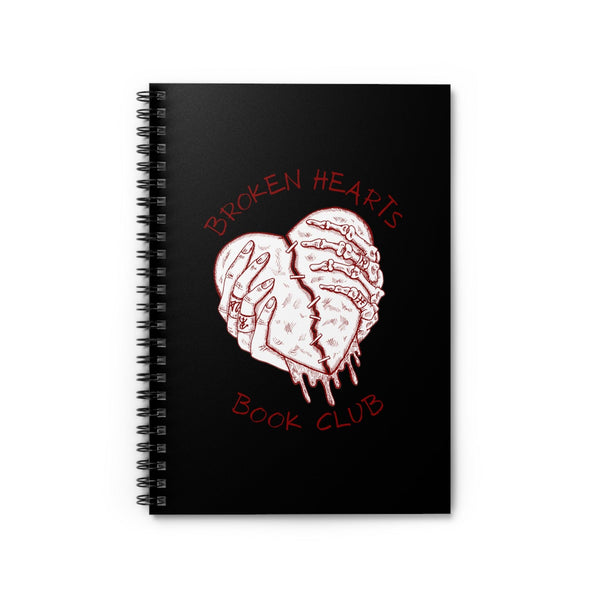 #Bookish Broken Hearts Spiral Notebook - Ruled Line