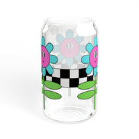 Crazy Daisy Sipper Glass, 16oz