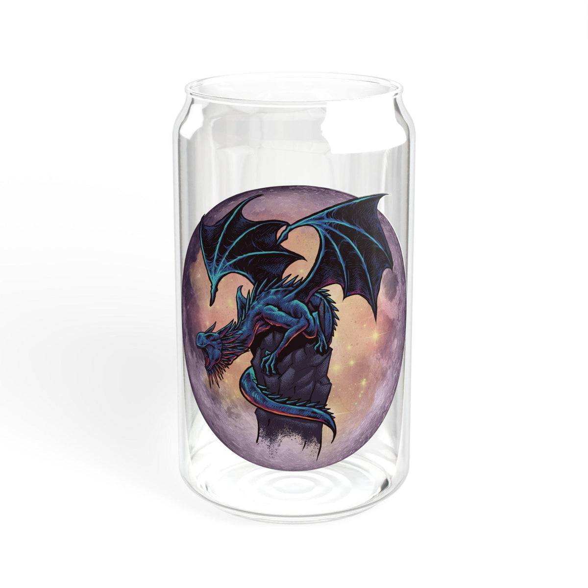 #Bookish Dragons Knight Sipper Glass, 16oz