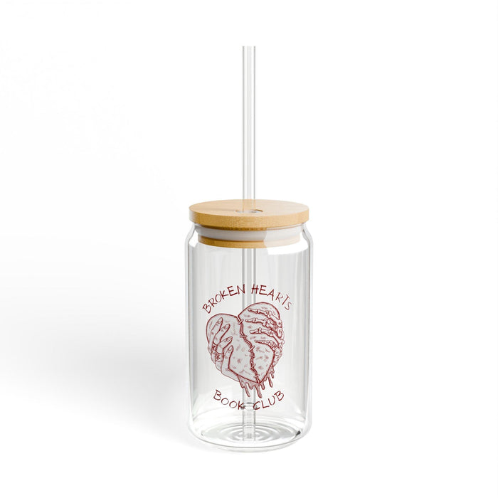 #Bookish Broken Hearts Sipper Glass, 16oz