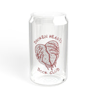 #Bookish Broken Hearts Sipper Glass, 16oz