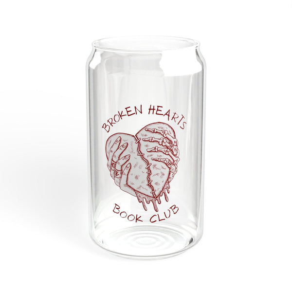 #Bookish Broken Hearts Sipper Glass, 16oz