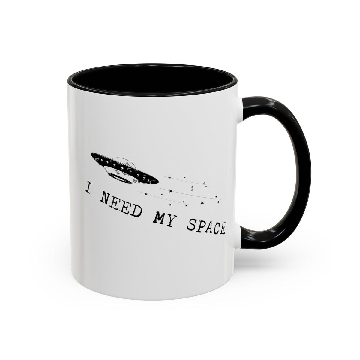 I Need My Space Color Accent Coffee Mug, 11oz