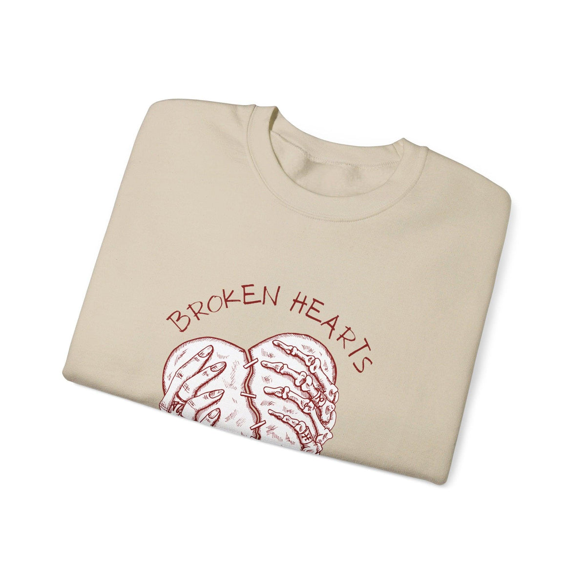 #Bookish Broken Hearts Heavy Blend™ Crewneck Sweatshirt