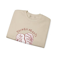 #Bookish Broken Hearts Heavy Blend™ Crewneck Sweatshirt