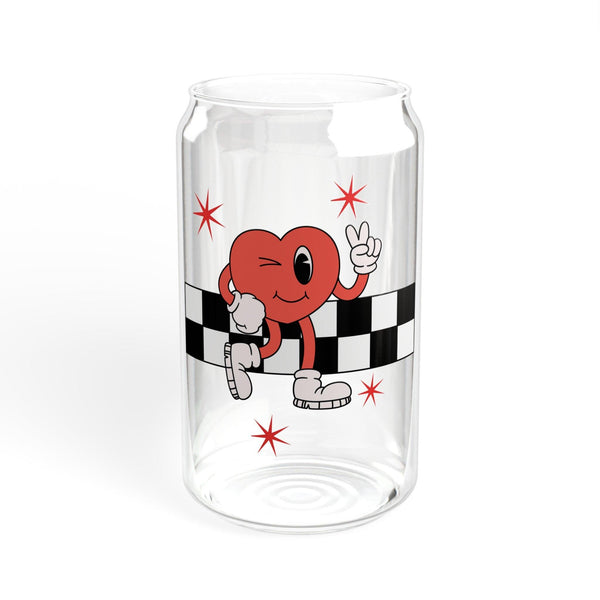 Love Rocks Sipper Glass, 16oz