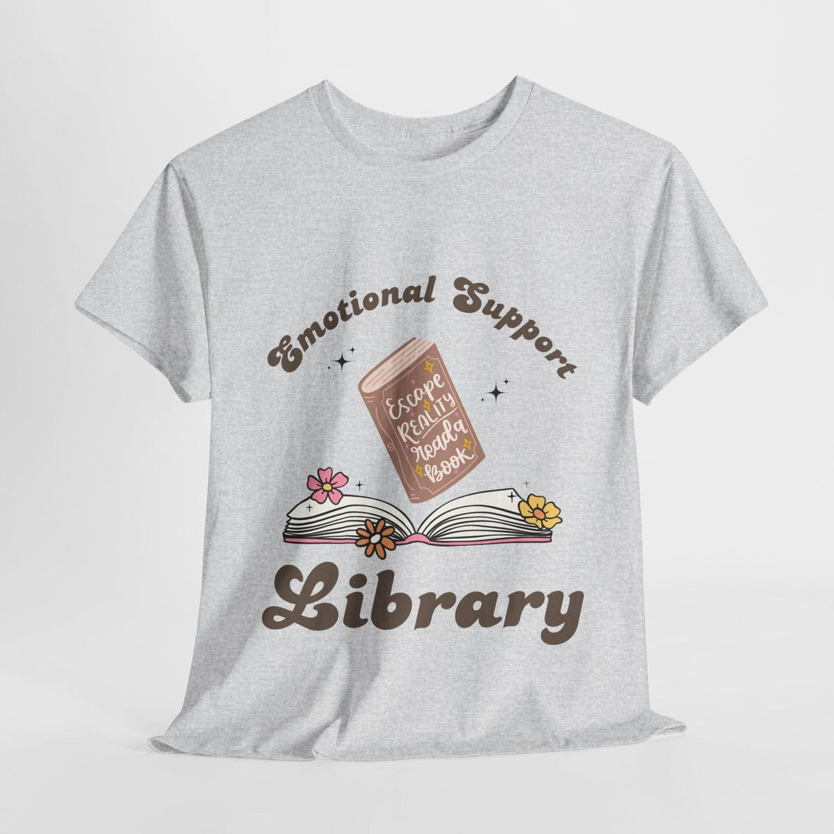 #Bookish Emotional Support Library Tee