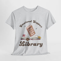 #Bookish Emotional Support Library Tee