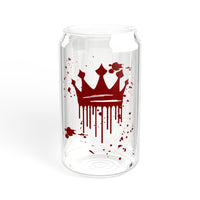 #Bookish Dark Queen Sipper Glass, 16oz