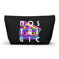 Retro Cassette Tapes NOSTALGIC Accessory Pouch with T-bottom - Kate Burton Company