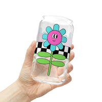 Crazy Daisy Sipper Glass, 16oz