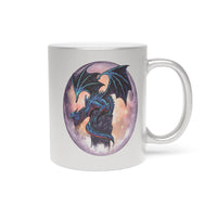 #Bookish Dragons Knight Metallic Mug