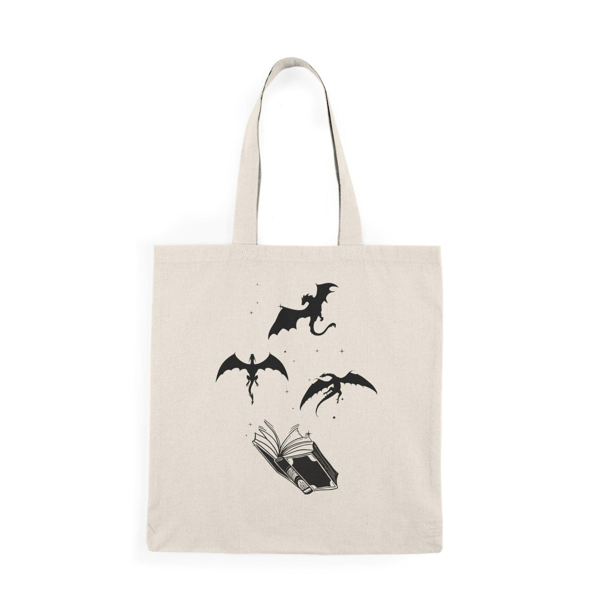 #Bookish Dragons 100% Natural Cotton Tote Bag