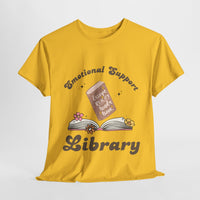 #Bookish Emotional Support Library Tee