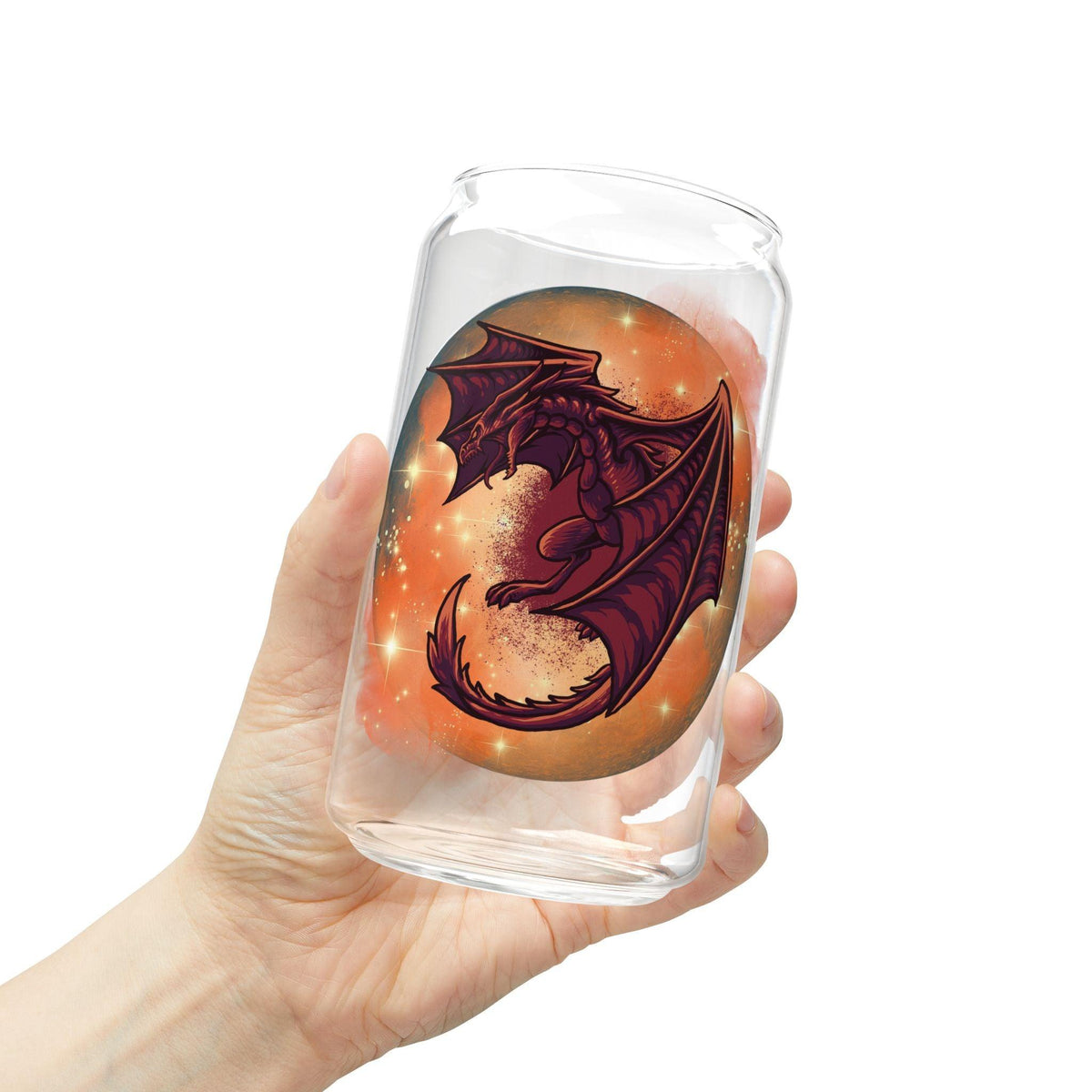 #Bookish Dragonfire Sipper Glass, 16oz