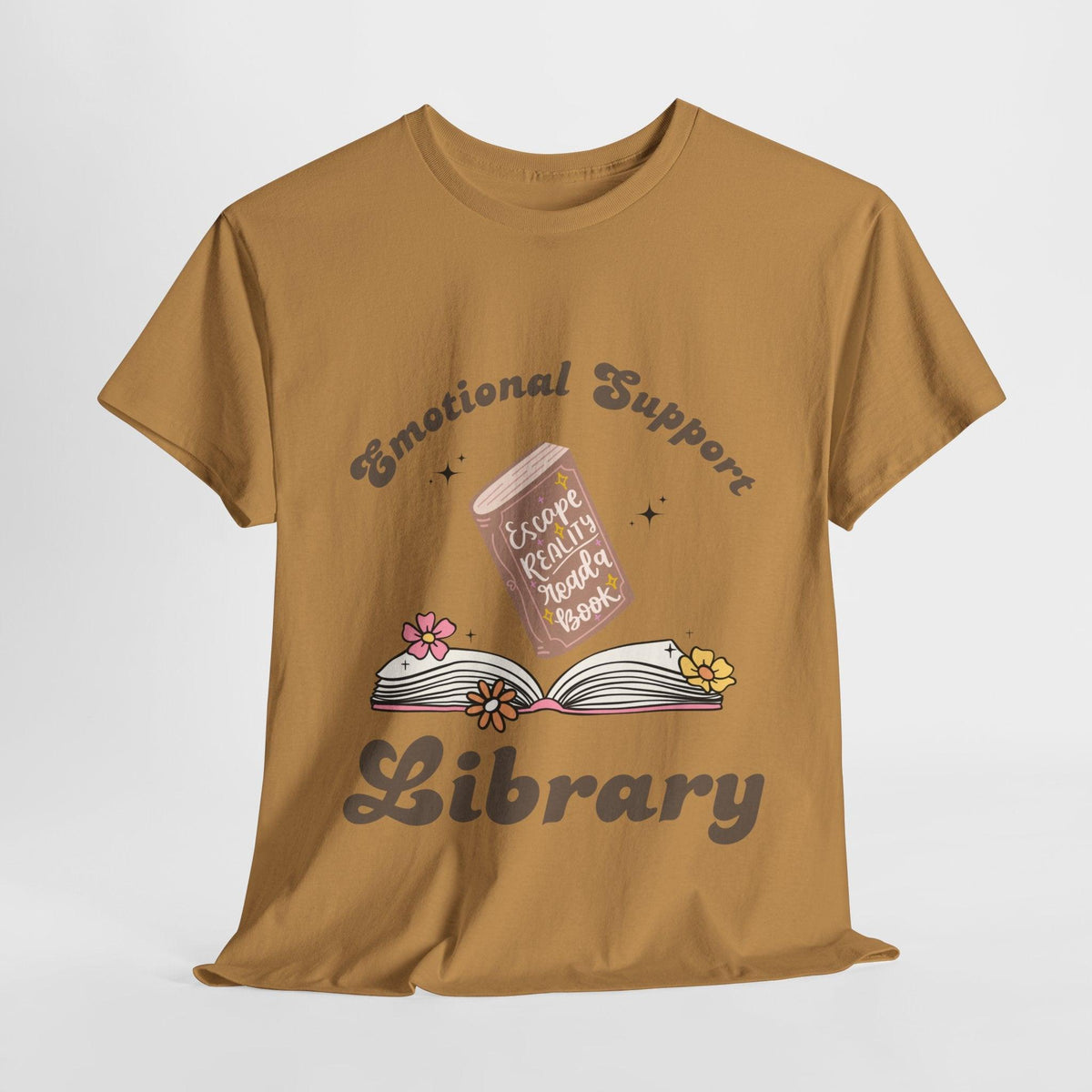 #Bookish Emotional Support Library Tee