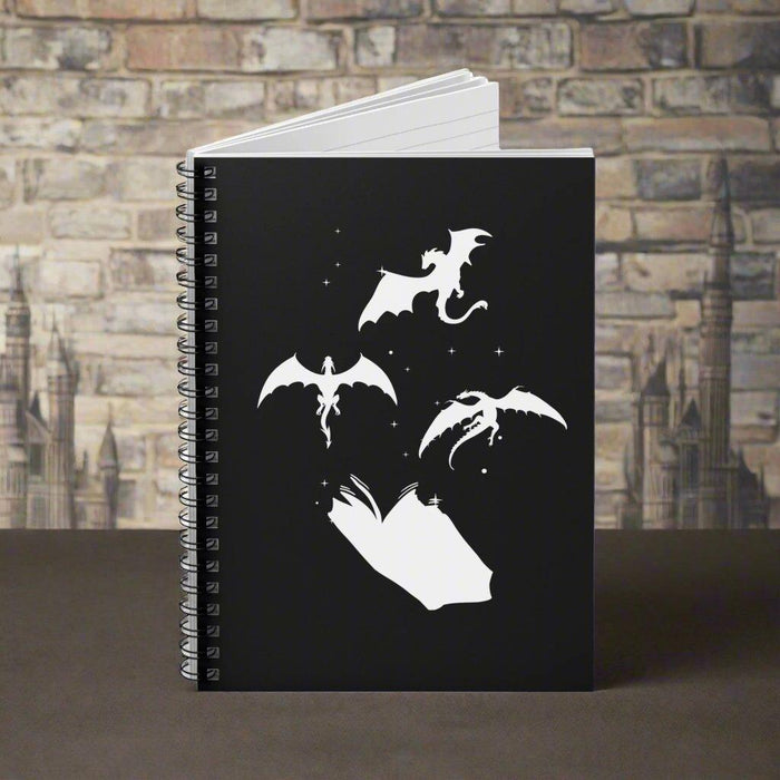 #Bookish Dragons Spiral Notebook - Ruled Line