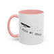 I Need My Space Color Accent Coffee Mug, 11oz