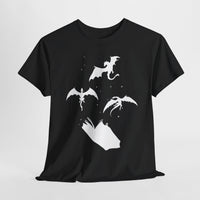 #Bookish Dragons Heavy Cotton Tee - Black