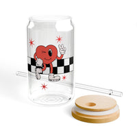 Love Rocks Sipper Glass, 16oz