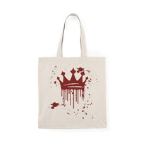 #Bookish Dark Queen 100% Natural Cotton Tote Bag 15x16