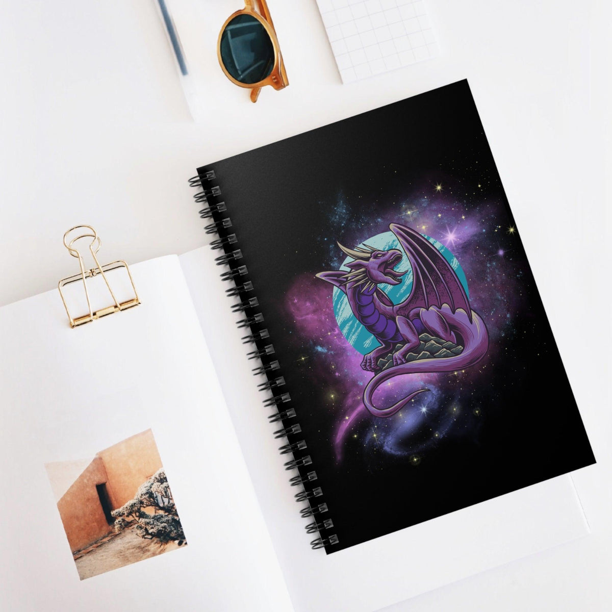 #Bookish Dragonbane Spiral Notebook - Ruled Line