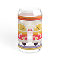 Beep Beep Sipper Glass, 16oz