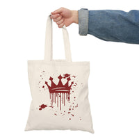 #Bookish Dark Queen 100% Natural Cotton Tote Bag 15x16