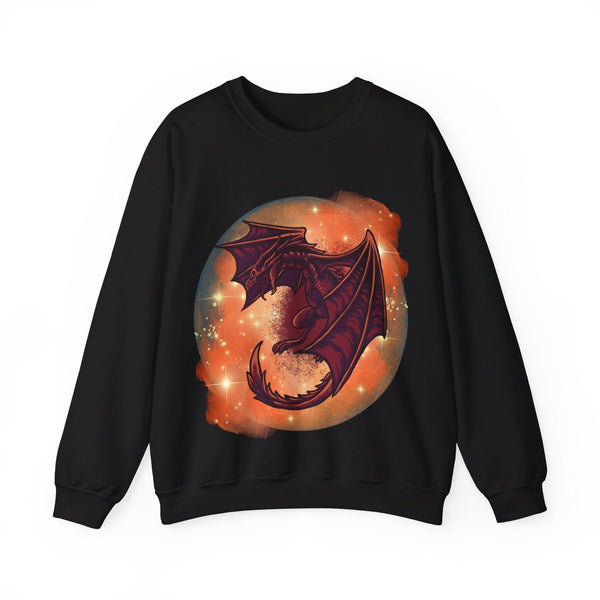 #Bookish Dragonfire Heavy Blend™ Crewneck Sweatshirt