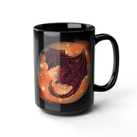 #Bookish Dragonfire Black Mug (15oz)