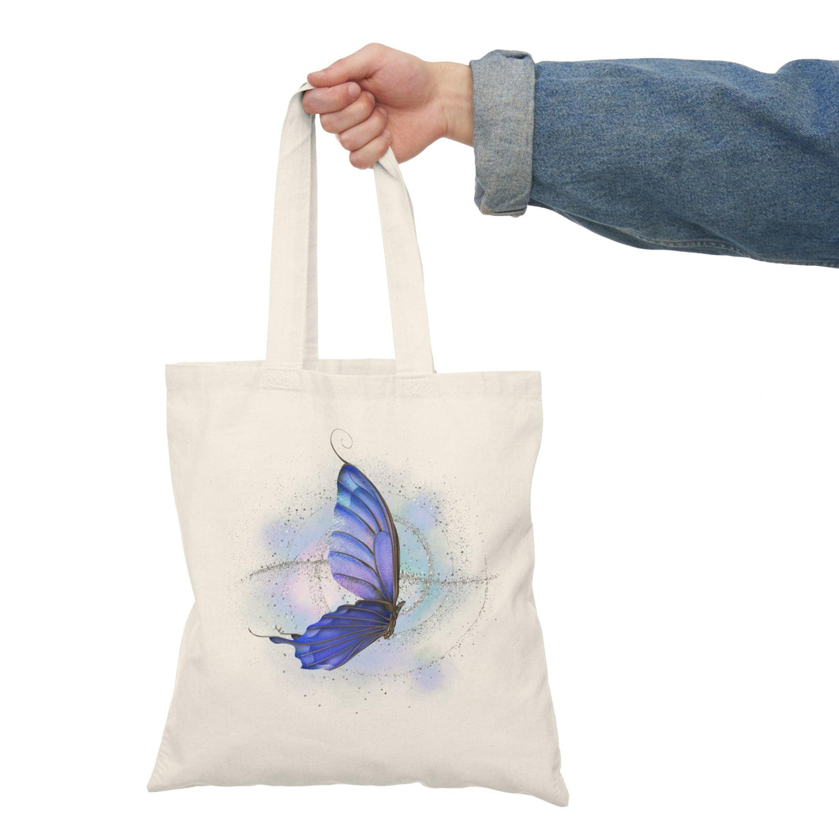 #Bookish Quicksilver 100% Natural Cotton Tote Bag 15x16