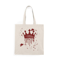 #Bookish Dark Queen 100% Natural Cotton Tote Bag 15x16