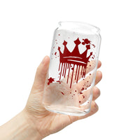 #Bookish Dark Queen Sipper Glass, 16oz