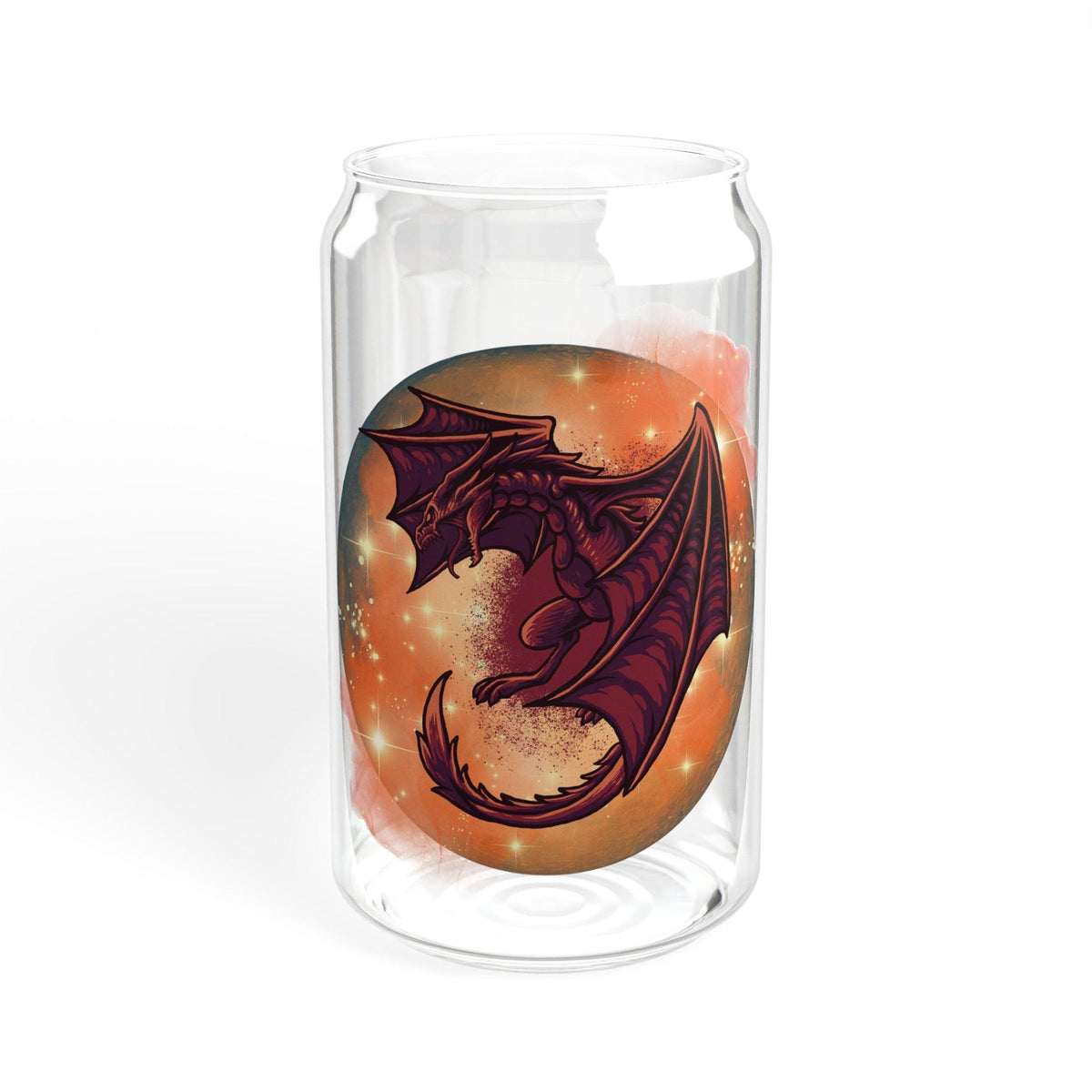 #Bookish Dragonfire Sipper Glass, 16oz