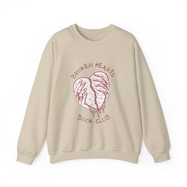 #Bookish Broken Hearts Heavy Blend™ Crewneck Sweatshirt