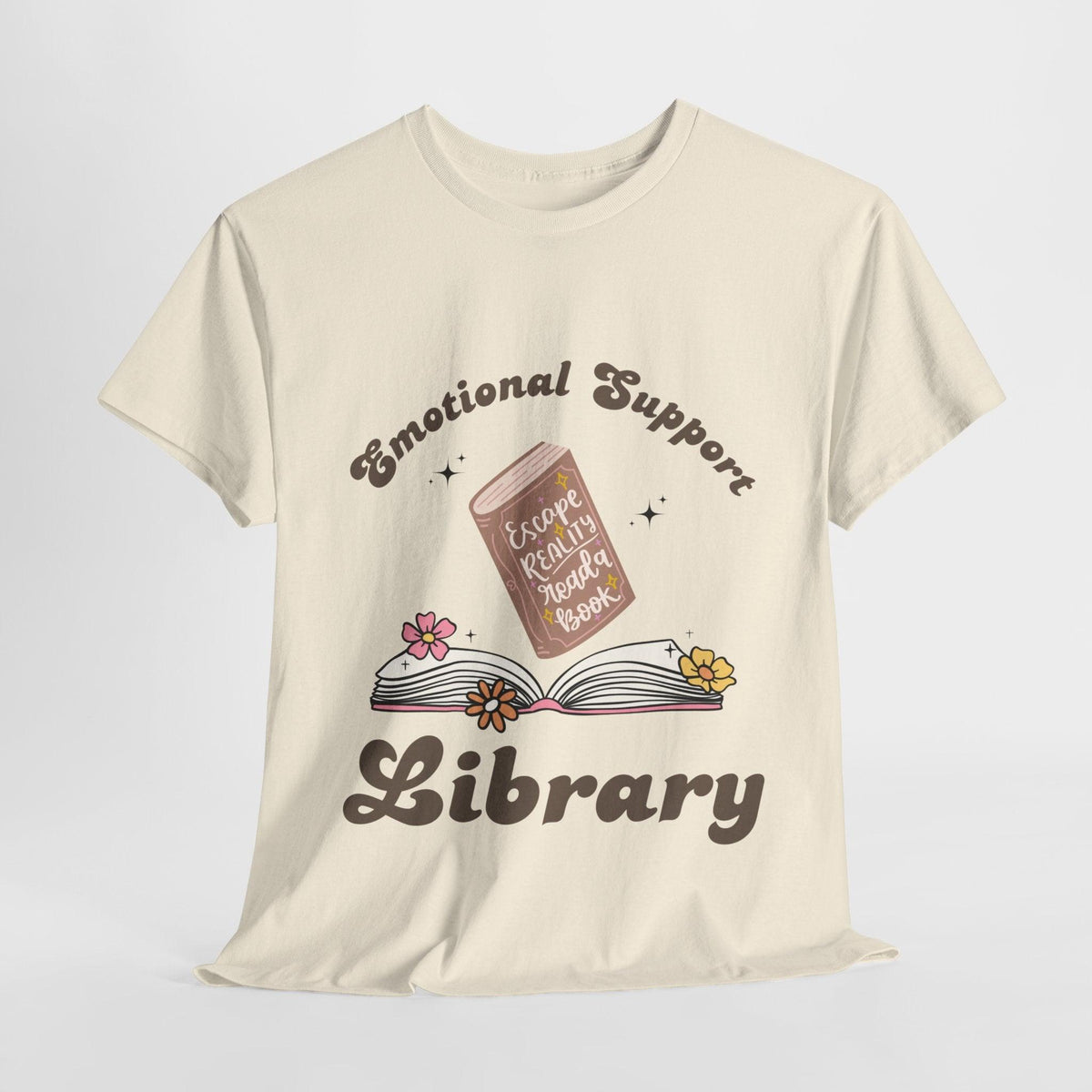 #Bookish Emotional Support Library Tee