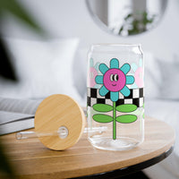 Crazy Daisy Sipper Glass, 16oz