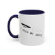 I Need My Space Color Accent Coffee Mug, 11oz