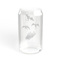 #Bookish Dragons Sipper Glass, 16oz