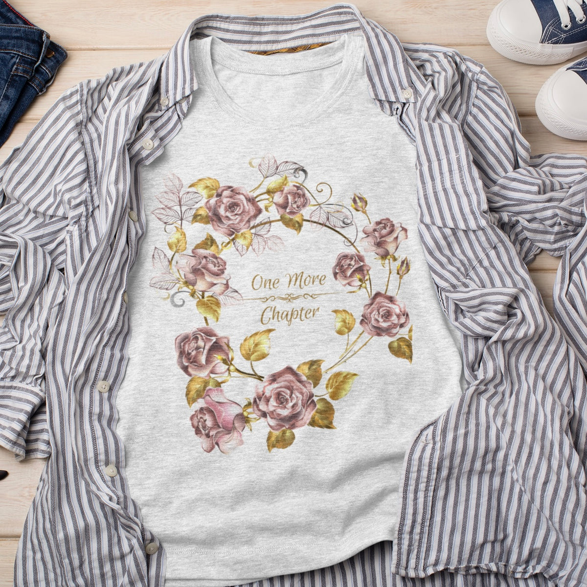 #Bookish One More Chapter Heavy Cotton Tee