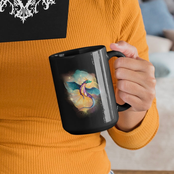 #Bookish Dragonsong Black Mug (15oz)