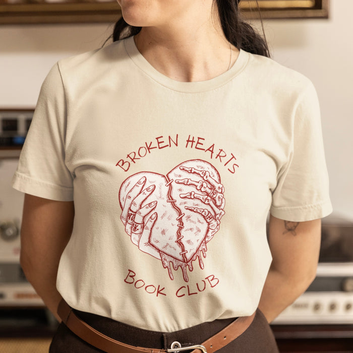 #Bookish Broken Hearts Book Club Heavy Cotton Tee