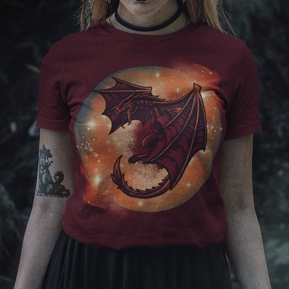 #Bookish Dragonfire Heavy Cotton Tee