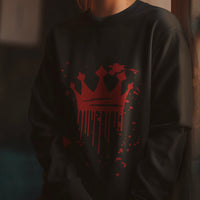 #Bookish Dark Queen Heavy Blend™ Crewneck Sweatshirt