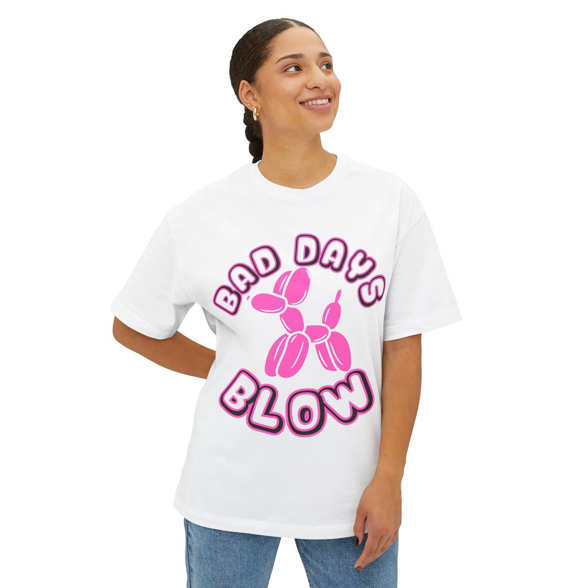 Bad Days Blow Oversized Boxy Tee - Kate Burton Company